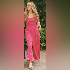 New Smash + Tess PATRICIA CROPPED ROMPER
In the colour POP OF PINK Sz XL